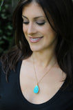 Turquoise Teardrop